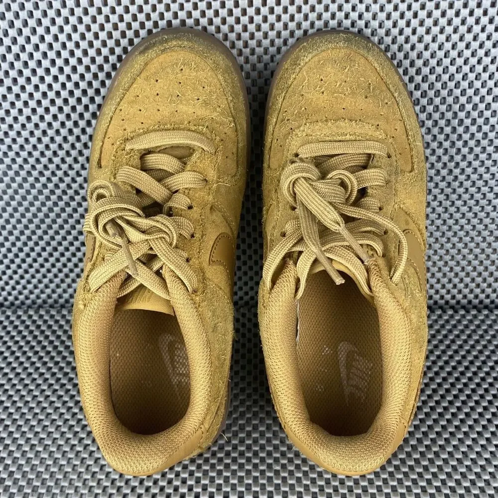 Nike Air Force 1 LV8  Sneakers Kids 2Y Brown Logo Lace Up Casual Outdoors